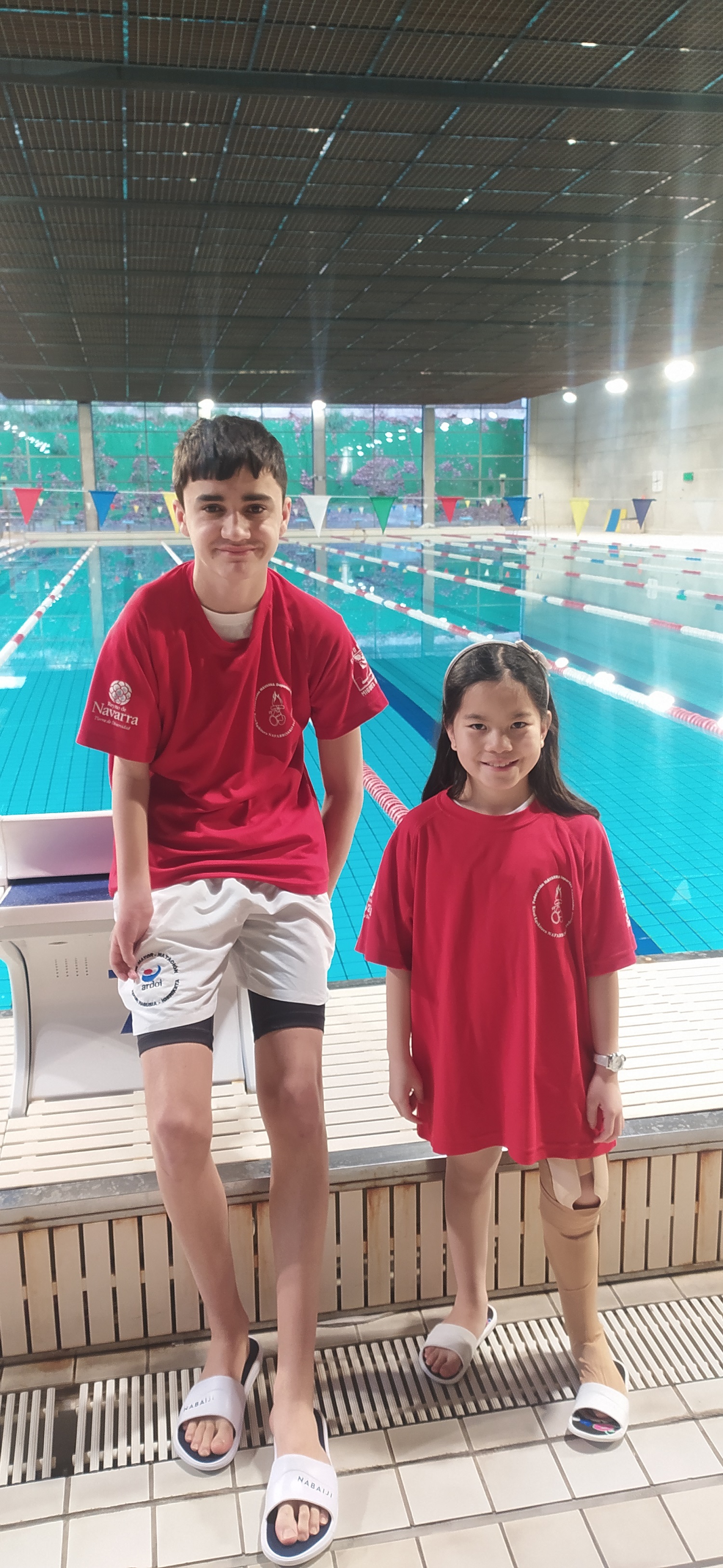 Presencia navarra en la concentración de tecnificación de natación adaptada, organizada por la FEDDF en el CAR de Madrid